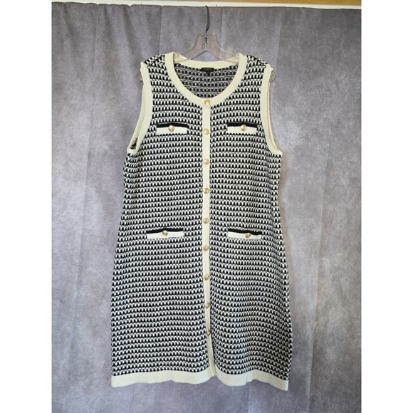 Talbots Textured Tweed Sweater Dress Size 2X Career - Picture 1 of 10